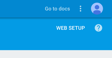 Web Setup